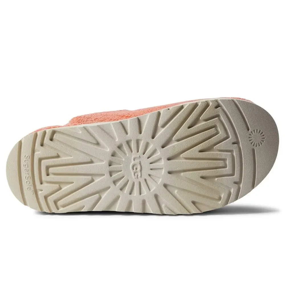 UGG FUZZ SUGAR TERRY SLIDE PEACH BLISS 12 B (M)